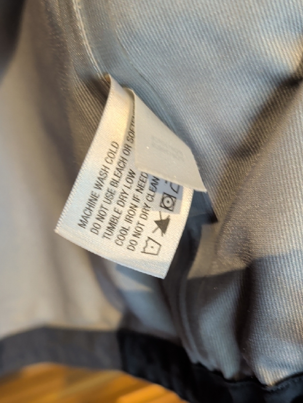 Orvis Women's Small Yellow and Gray Hooded Rain Jacket - Picture 6 of 6